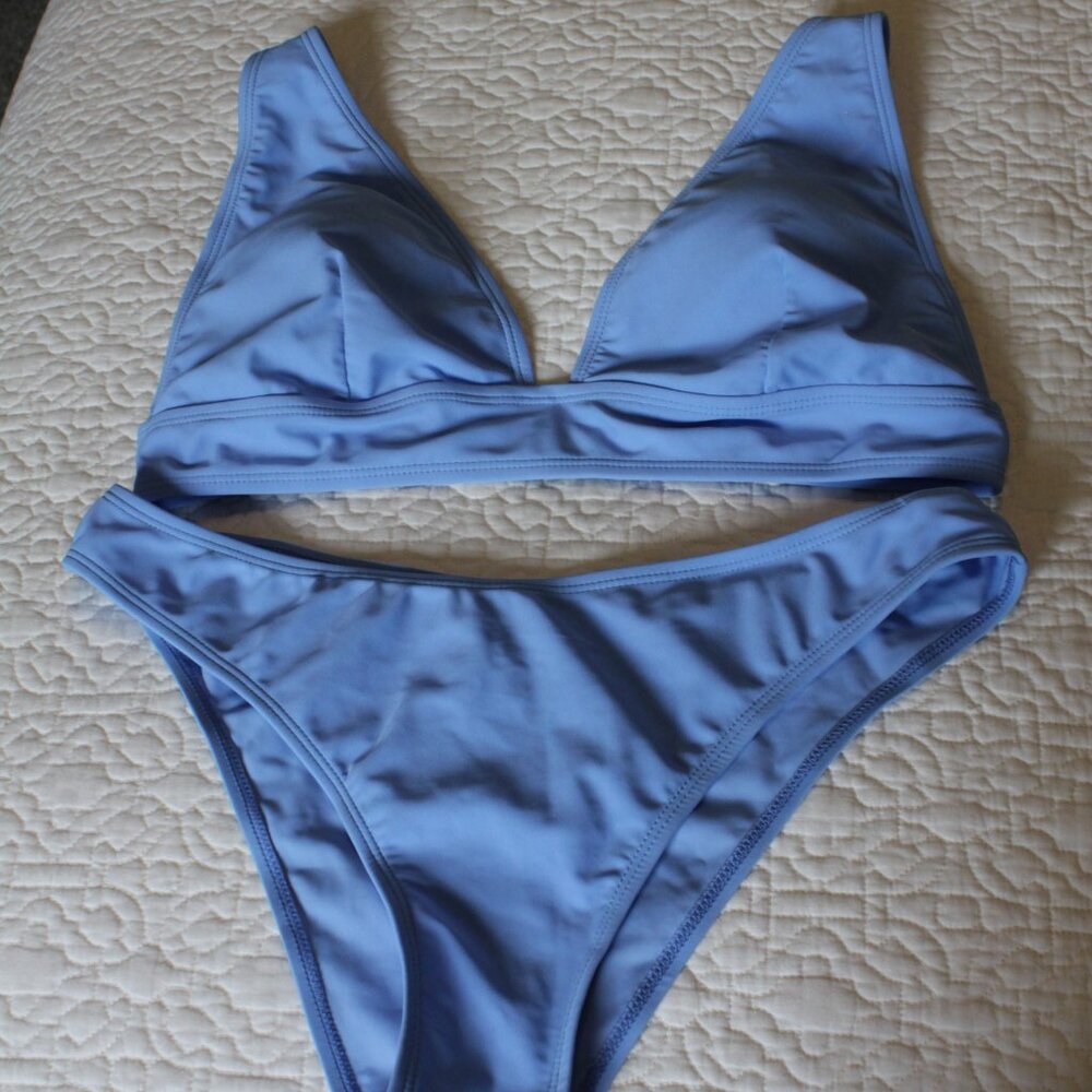 Baby blue bikini